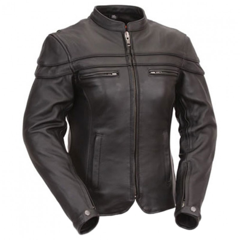 USA Biker Women Jacket