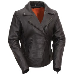 USA Biker Women Jacket